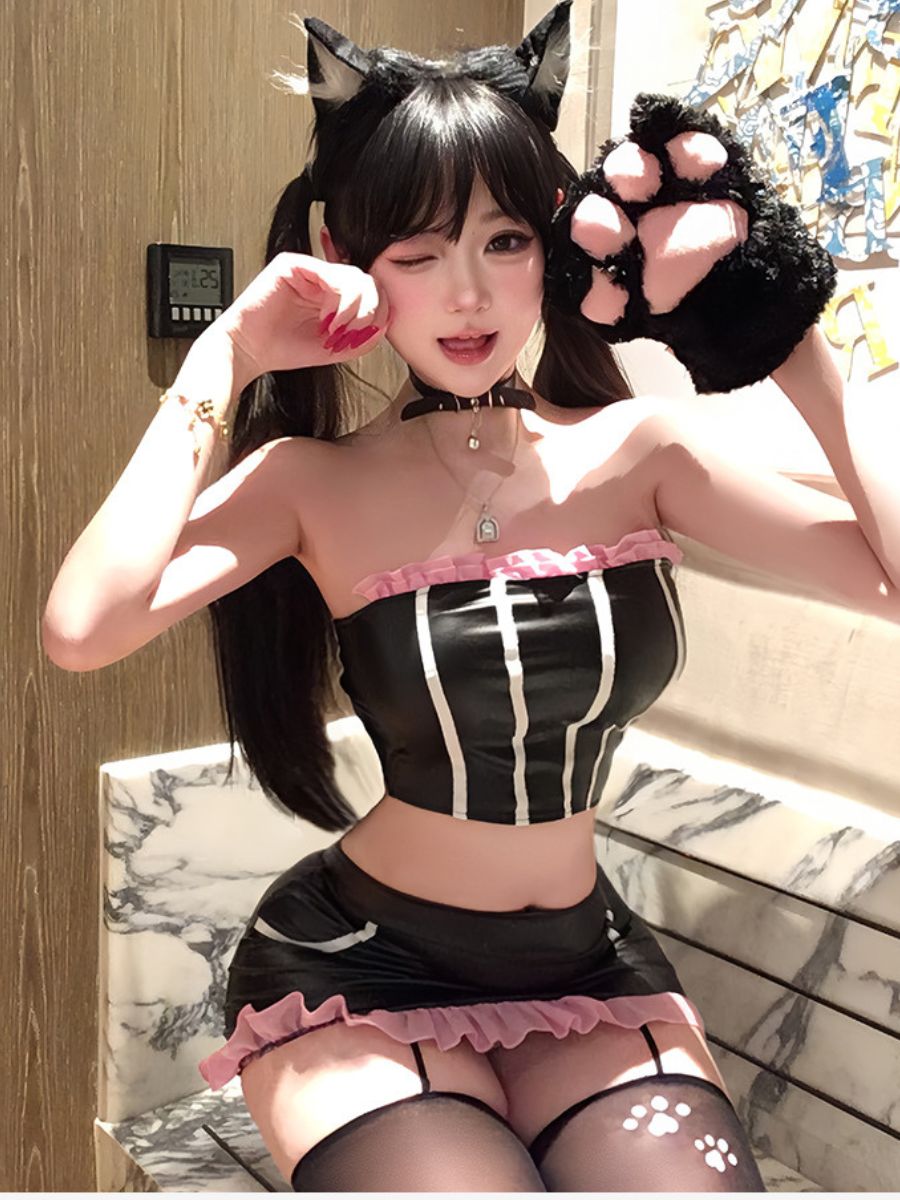 Kawaii Neko Cat Cosplay Costume blesssafe
