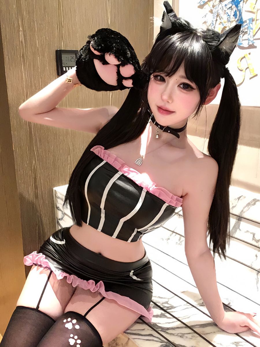 Kawaii Neko Cat Cosplay Costume blesssafe