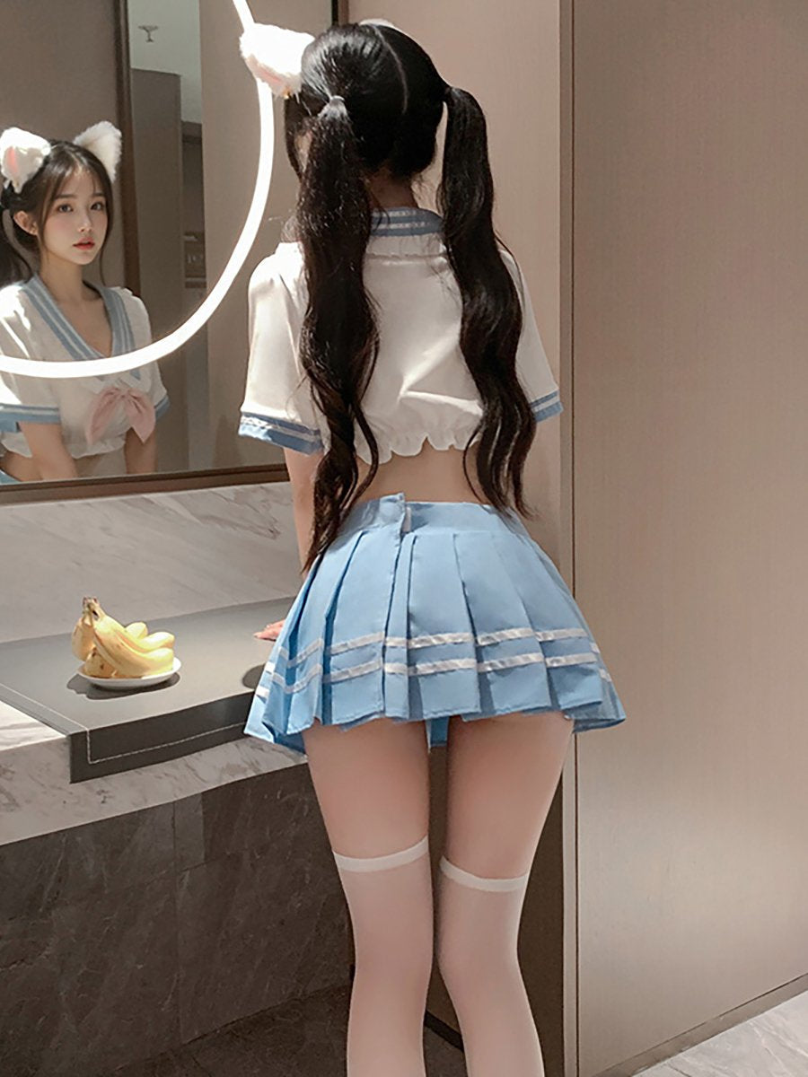 Japanese Style School Uniform - Classic Pleated JK Seifuku Set Blesssafe