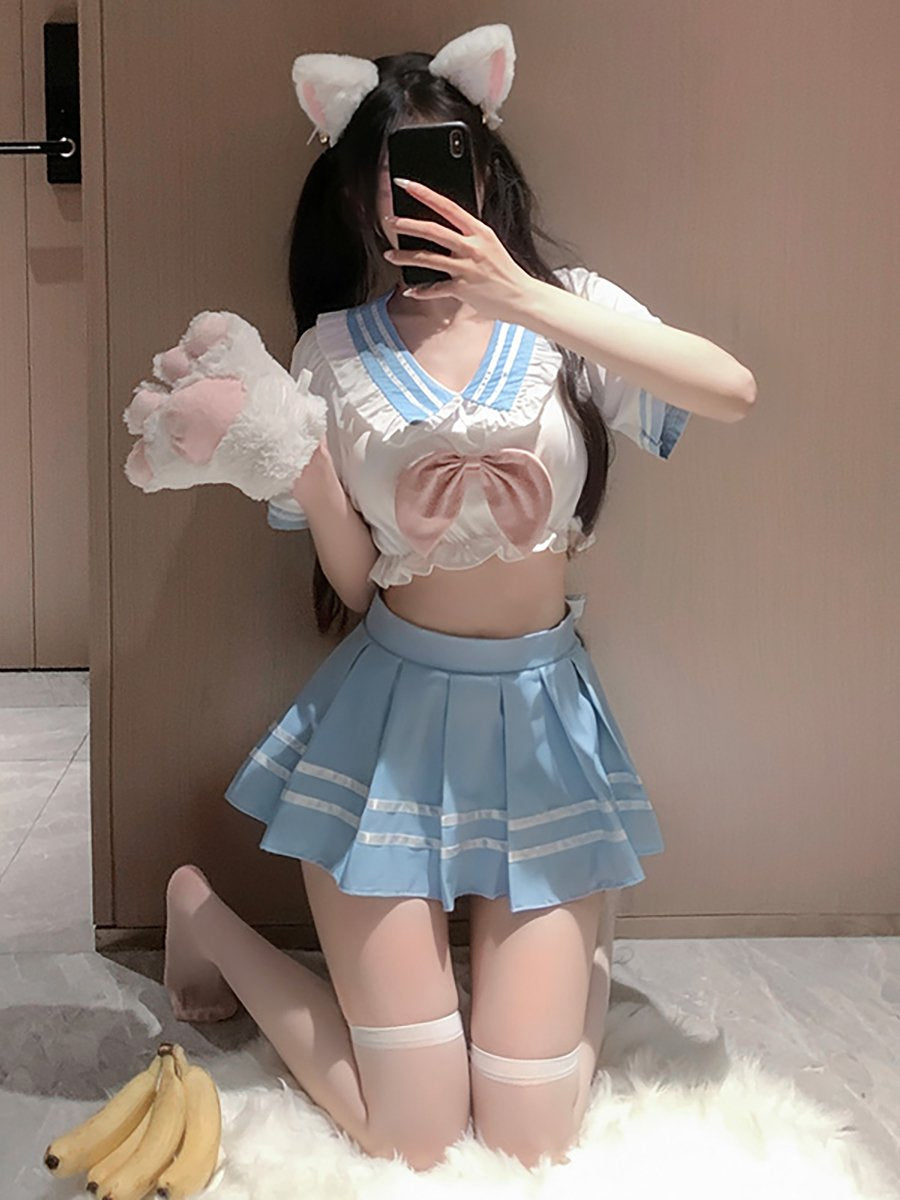 Japanese Style School Uniform - Classic Pleated JK Seifuku Set Blesssafe