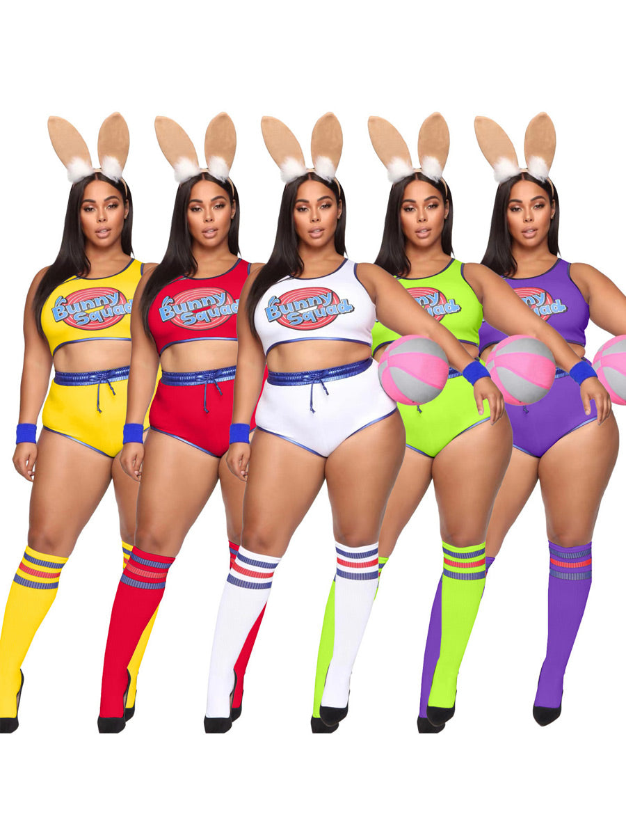 Anime Bunny Girl Cheerleader Uniform - Cute Sports Cosplay Set blesssafe