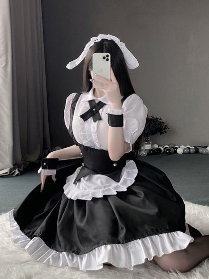 Japanese Maid Cosplay Costume Outfit Set Blesssafe