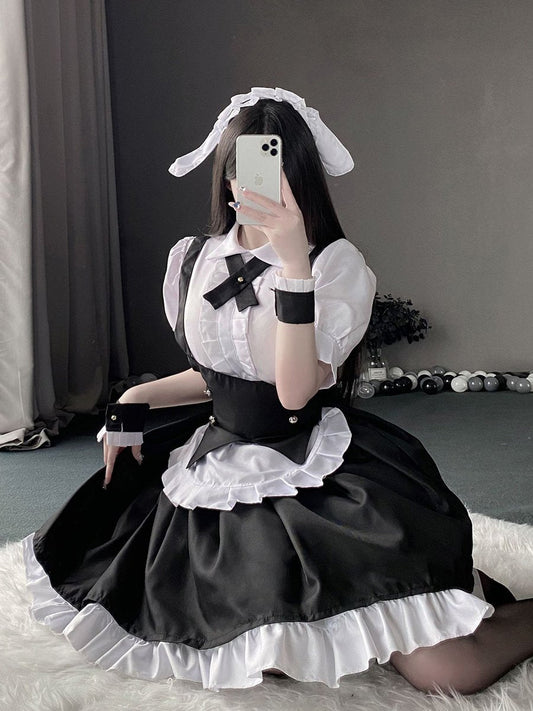Japanese Maid Cosplay Costume Outfit Set Blesssafe