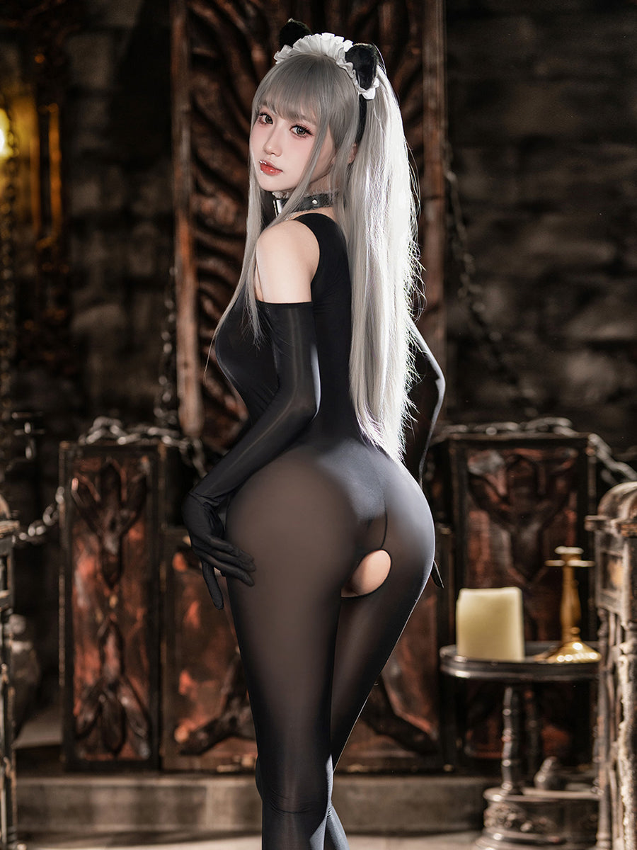 Enchanting Fantasy Maid Apron Costume Set Blesssafe