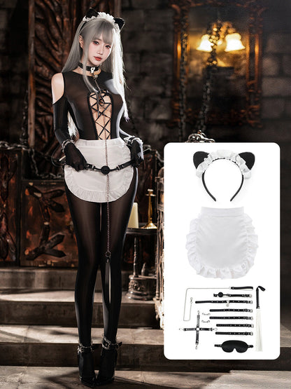 Enchanting Fantasy Maid Apron Costume Set Blesssafe