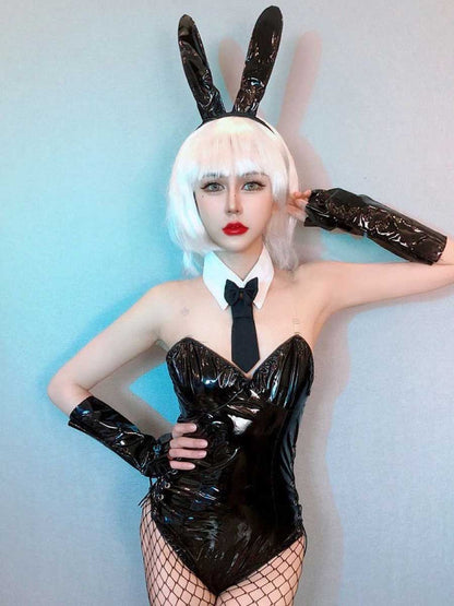 Play Bunny Cosplay Outfit - Flirty Anime Rabbit Girl Bodysuit blesssafe