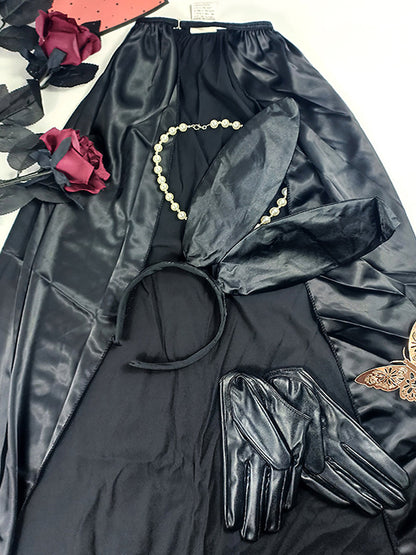 Bunny Strapless Bodysuit w/ Cloak - Anime Fantasy Heroine Outfit blesssafe