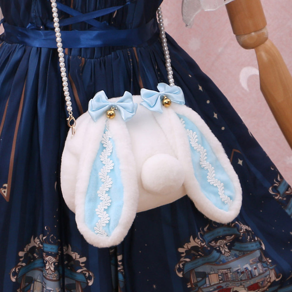 Plush Lolita Bunny Bag Crossbody Rabbit Handbag for Easter blesssafe