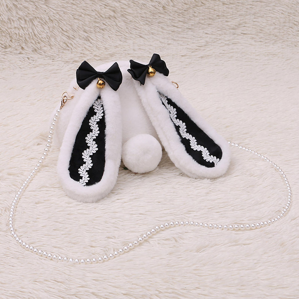 Plush Lolita Bunny Bag Crossbody Rabbit Handbag for Easter blesssafe