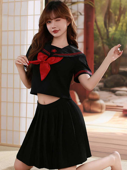 Classic Japanese Uniform for Women - Traditional Pleated JK Suit Blesssafe