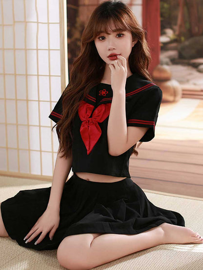 Classic Japanese Uniform for Women - Traditional Pleated JK Suit Blesssafe