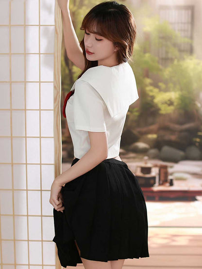Classic Japanese Uniform for Women - Traditional Pleated JK Suit Blesssafe