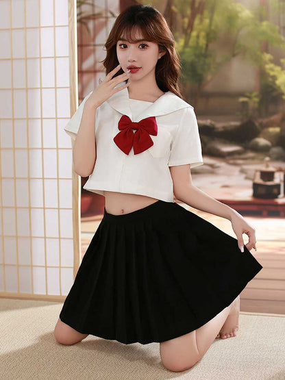 Classic Japanese Uniform for Women - Traditional Pleated JK Suit Blesssafe