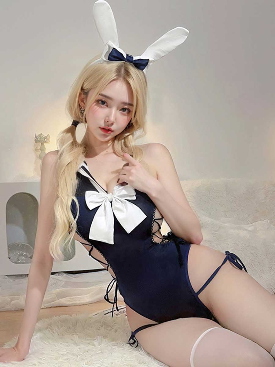 Anime Japanese Bunny Teddy Lingerie - Cute Kawaii Romper blesssafe