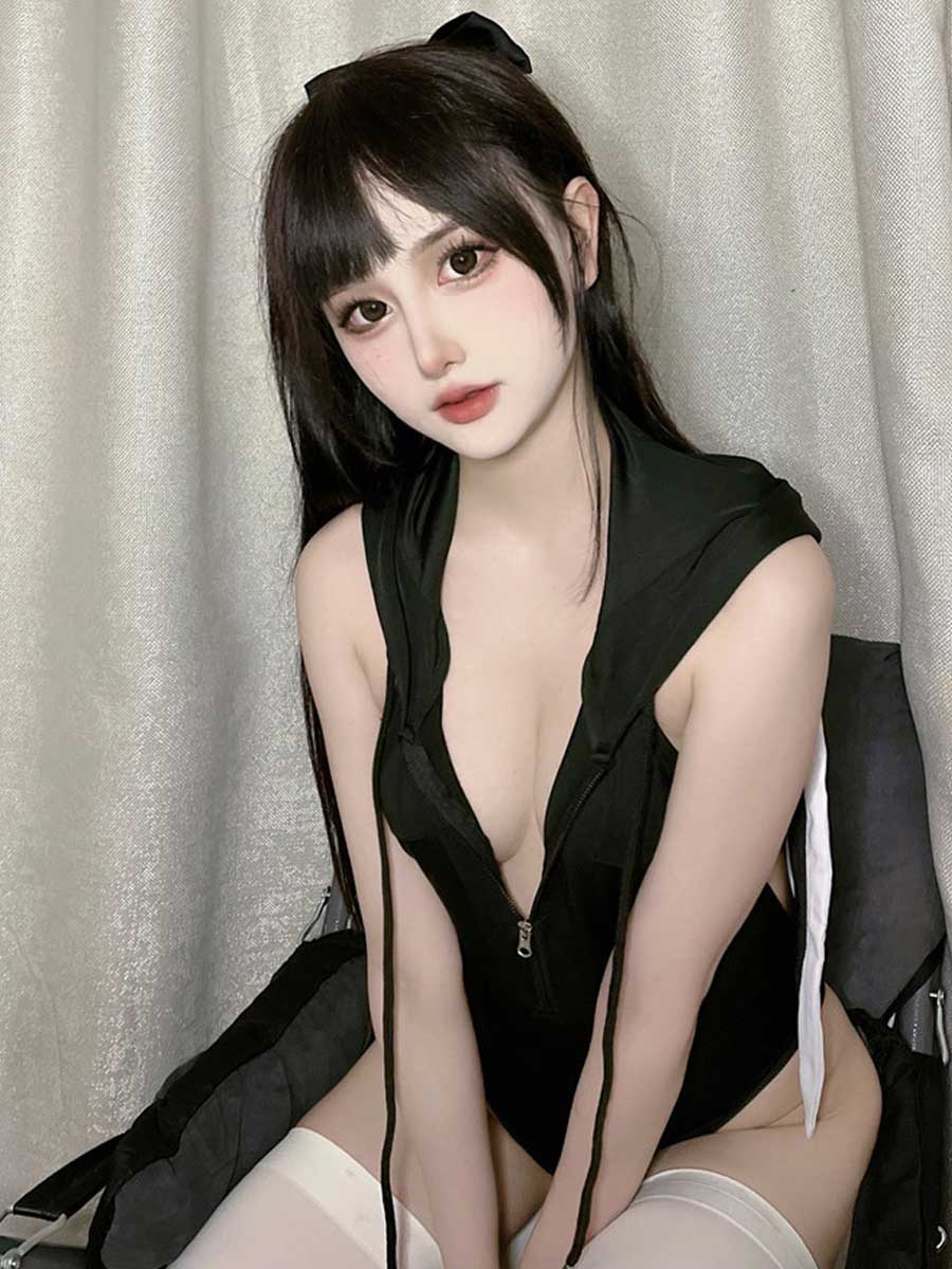 Sexy Bunny Costumes for Women Backless Bunny Girl Bodysuit Outfit blesssafe