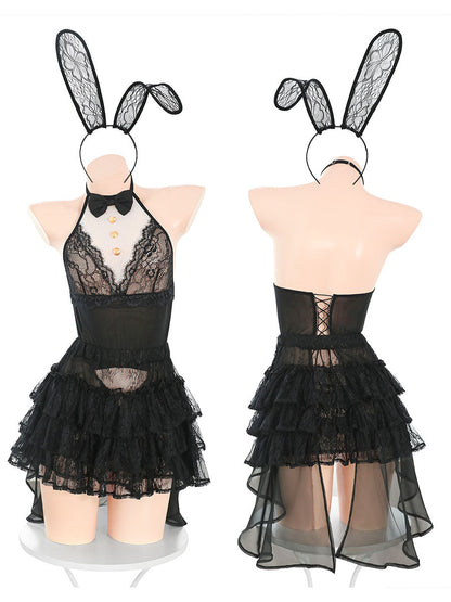 Miss Bunny Cosplay Costume - Elegant Rabbit Girl Lingerie Set blesssafe