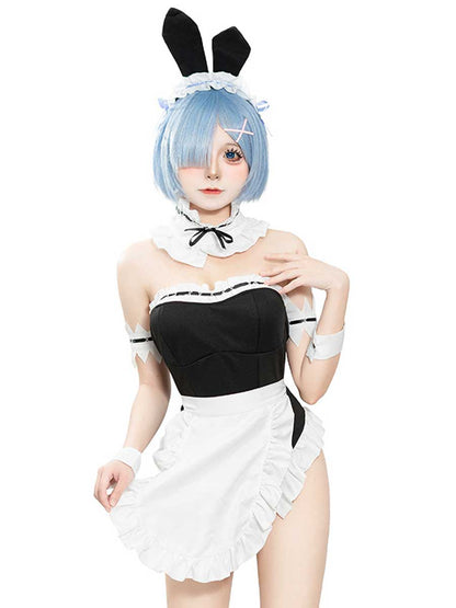 Anime Bunny Maid Outfit - Cute Sweet Lolita Servant Costume blesssafe