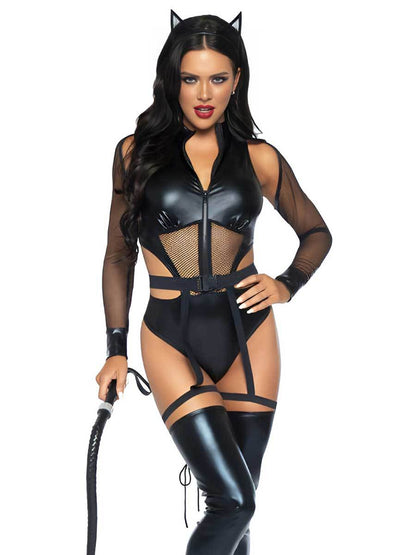 Kinky Cat Cosplay Lingerie Set blesssafe