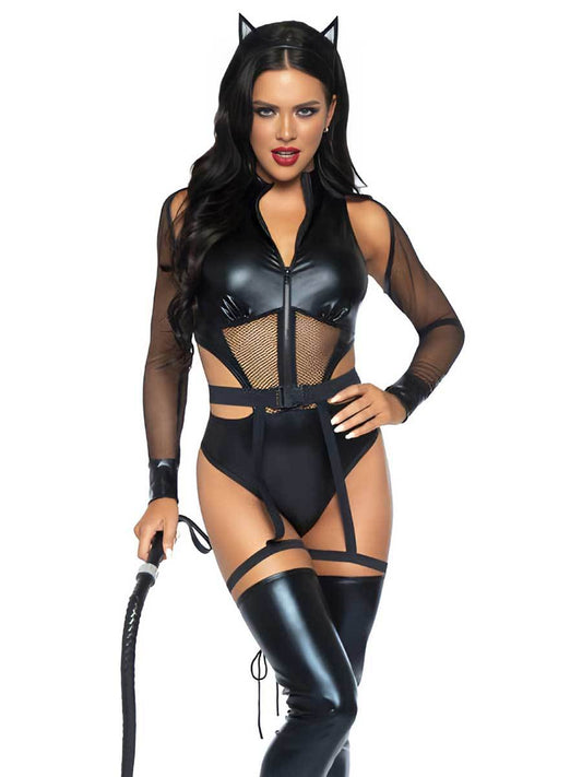 Kinky Cat Cosplay Lingerie Set blesssafe