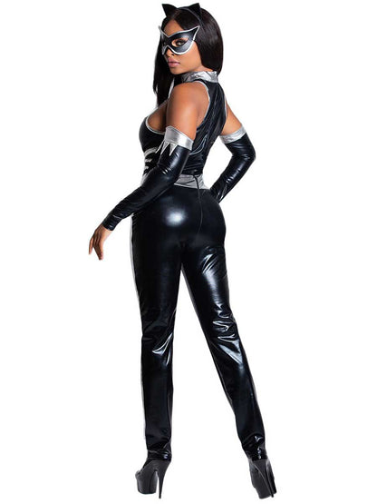 Black Cat Cosplay Jumpsuit Long Sleeves Catsuit blesssafe