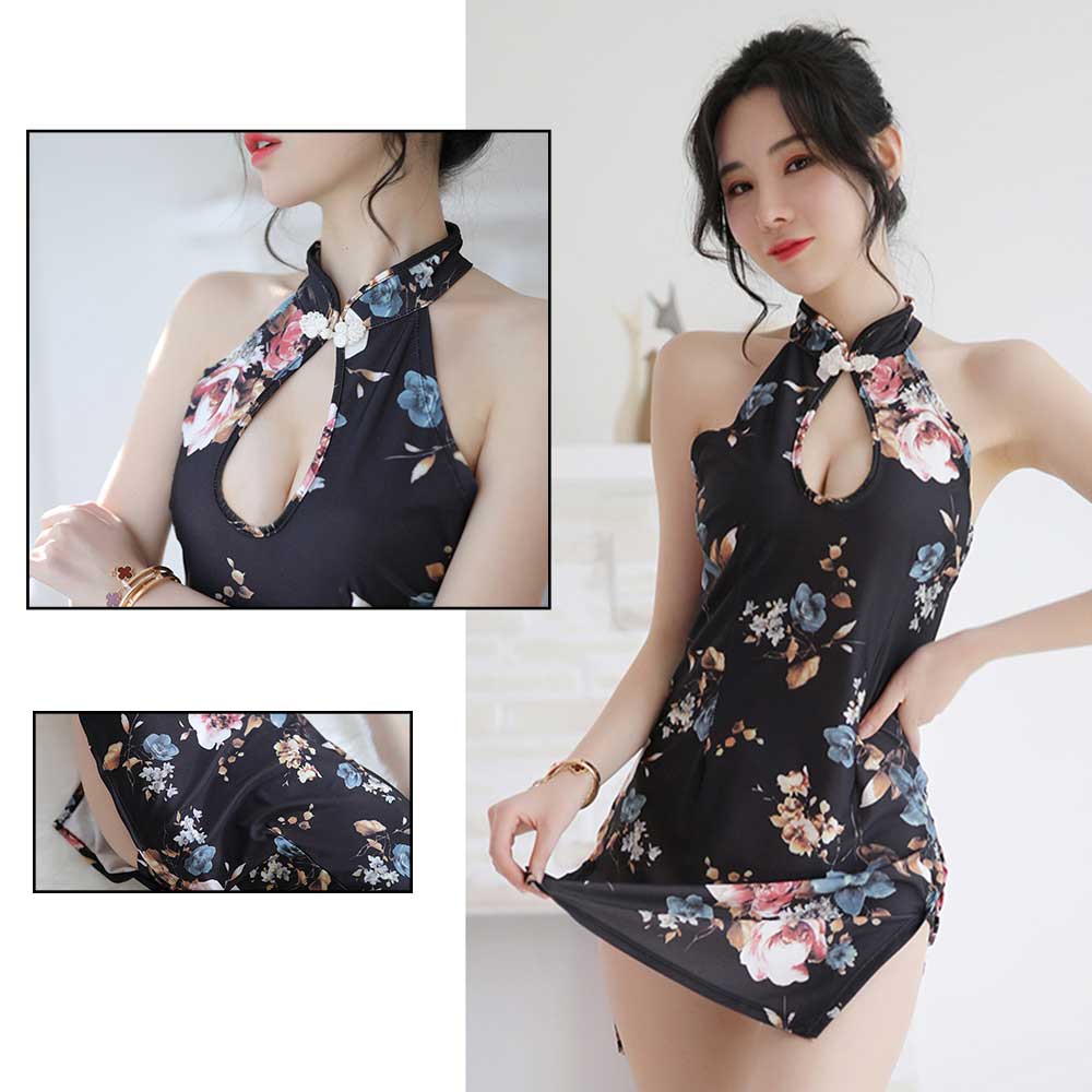 Sexy Cheongsam Traditional Qipao Babydoll Cosplay Lingerie Costume Blesssafe