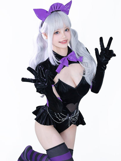 Dark Gothic Lingerie Angel Devil Cosplay