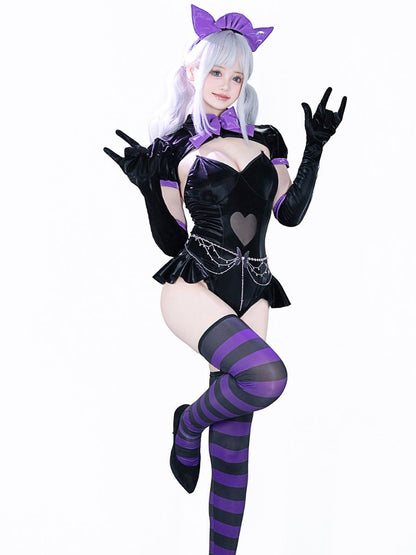 Dark Gothic Lingerie Angel Devil Cosplay