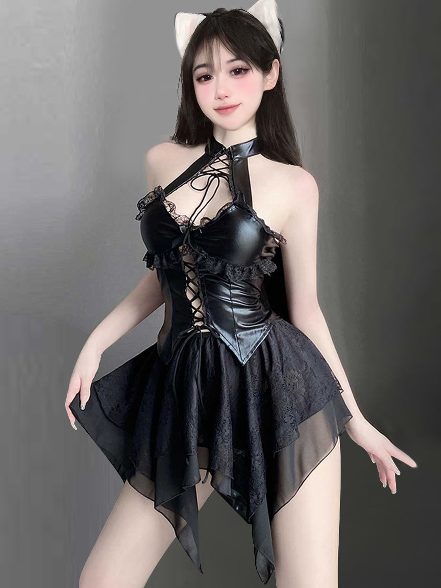 Misa Gothic Lingerie Anime Cosplay Set