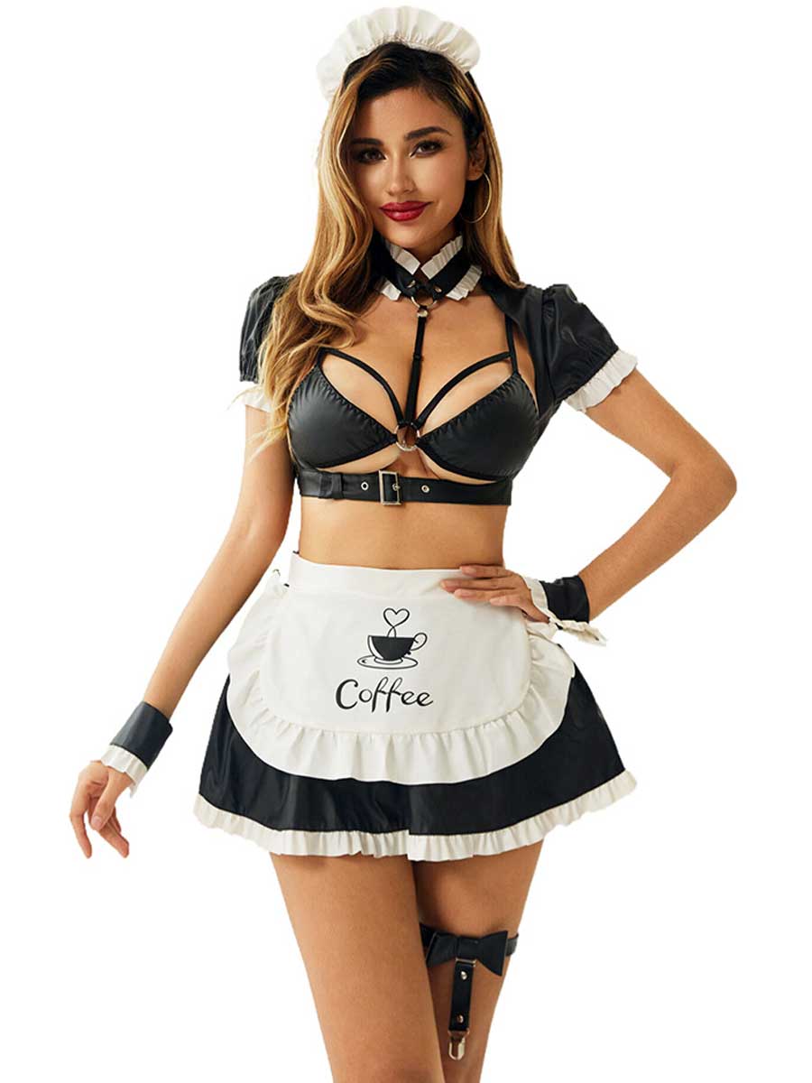 Classic Party City French Maid Costume Set Blesssafe