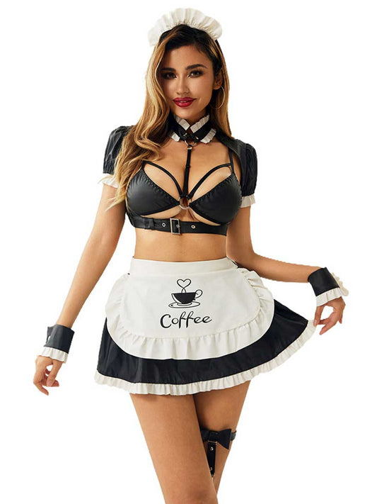 Classic Party City French Maid Costume Set Blesssafe