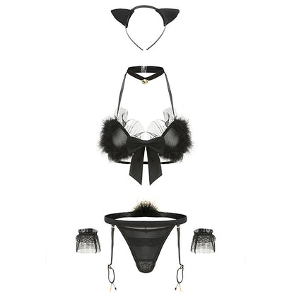 Sexy Cute Kitten Furry Cosplay Lingerie Set blesssafe