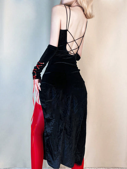 Gothic Bunny Costume - Dark Lace Alt Fashion Cosplay Outfit blesssafe