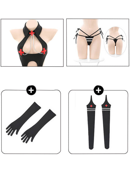 Sexy Bunny Nurse Costume - Medical Roleplay Anime Uniform blesssafe