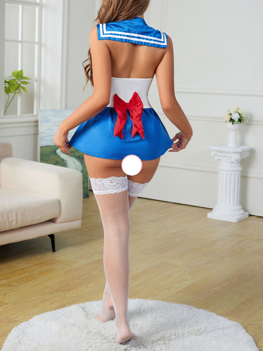 Sailor Hero Bodysuit Lingerie - Sexy Magical Girl Cosplay Teddy Blesssafe