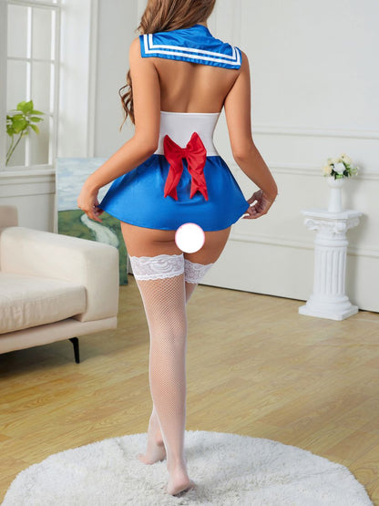 Sailor Hero Bodysuit Lingerie - Sexy Magical Girl Cosplay Teddy Blesssafe
