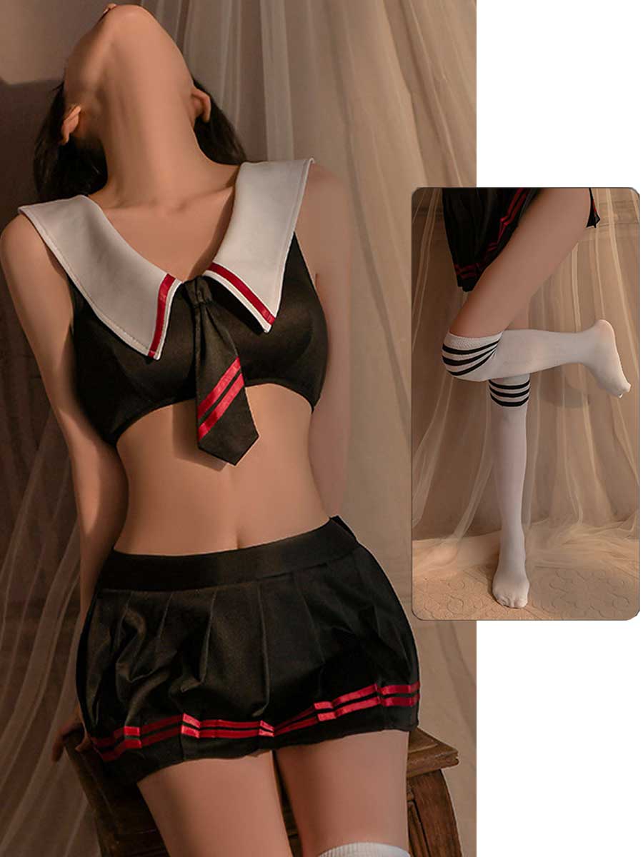 Sexy Japanese Style Cosplay Lingerie - Cute Anime Uniform Teddy Blesssafe
