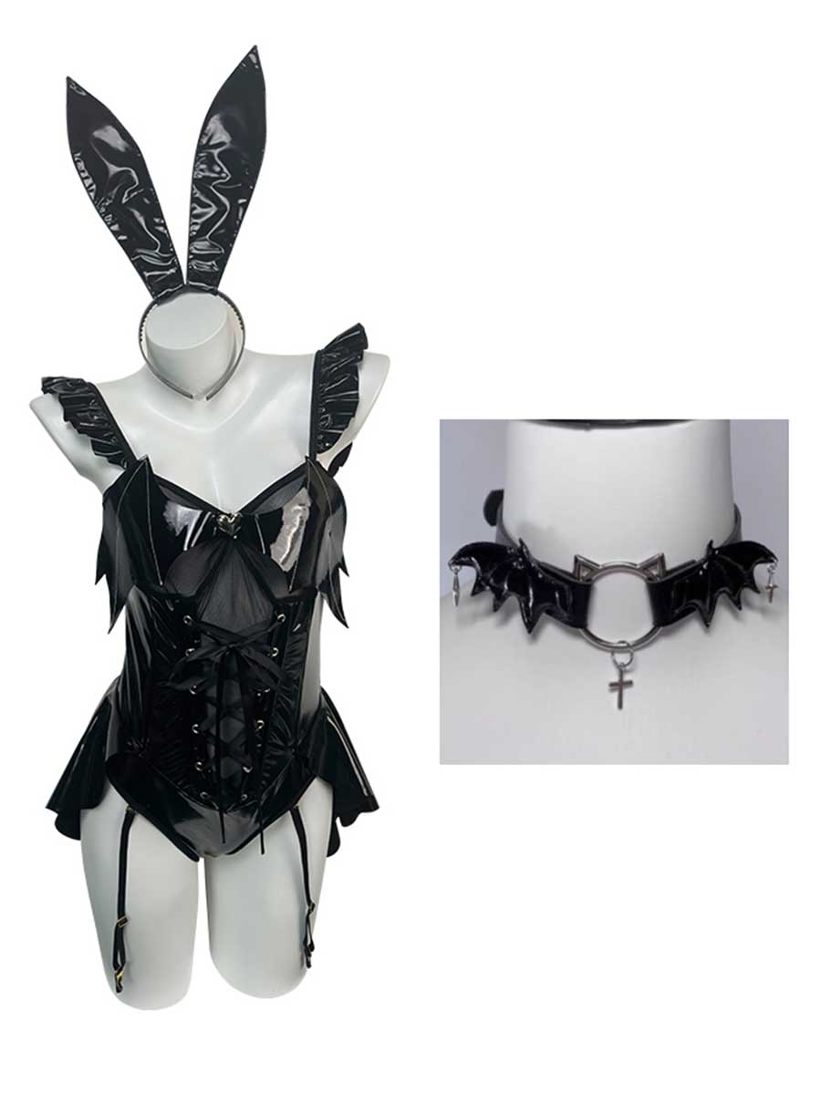 Sexy Succubus Lingerie Bodysuit Outfit