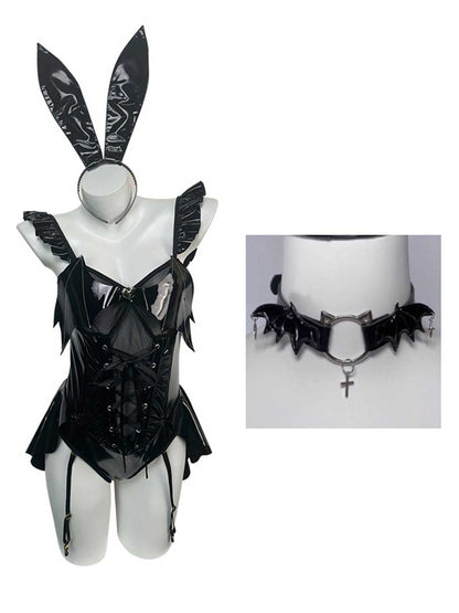 Sexy Succubus Lingerie Bodysuit Outfit
