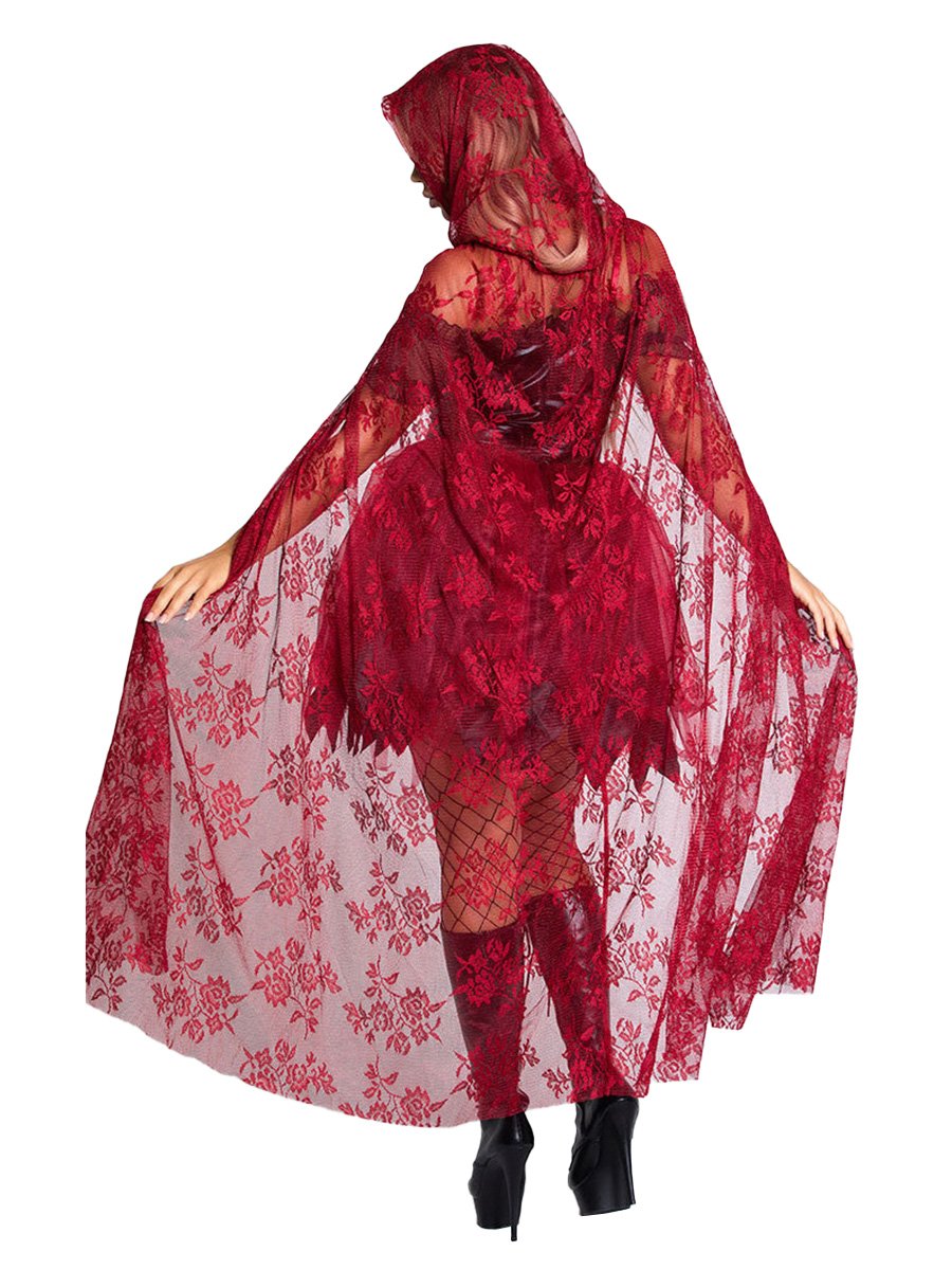 Dark Red Gothic Lingerie Vampire Cosplay