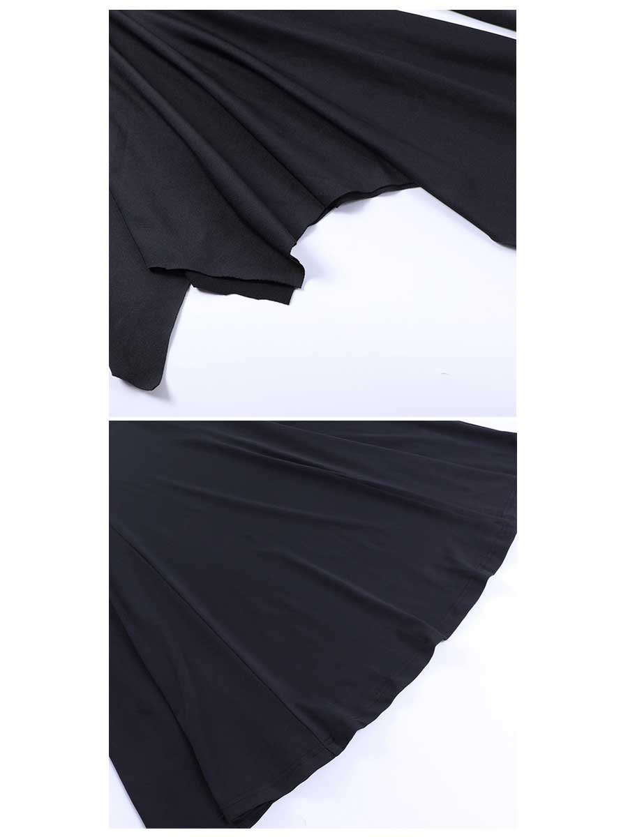 Black Witch Gothic Lingerie Maxi Dress
