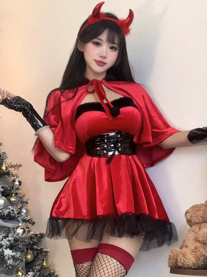 Red Velvet Angel Devil Cosplay Outfit