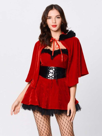 Red Velvet Angel Devil Cosplay Outfit