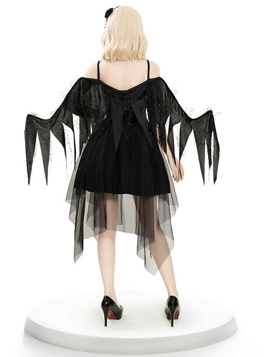 Dark Angel Devil Cosplay Outfit with Wings