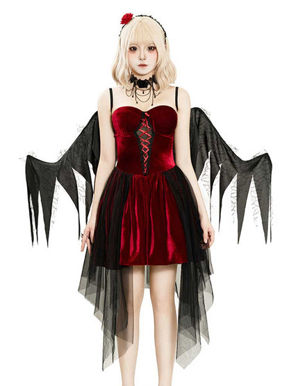 Dark Angel Devil Cosplay Outfit with Wings