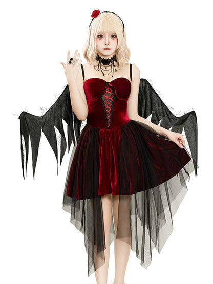 Dark Angel Devil Cosplay Outfit with Wings