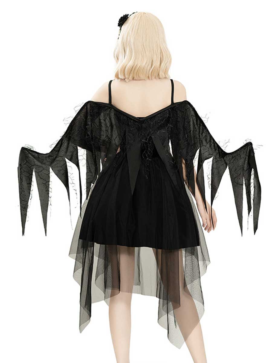 Dark Angel Devil Cosplay Outfit with Wings