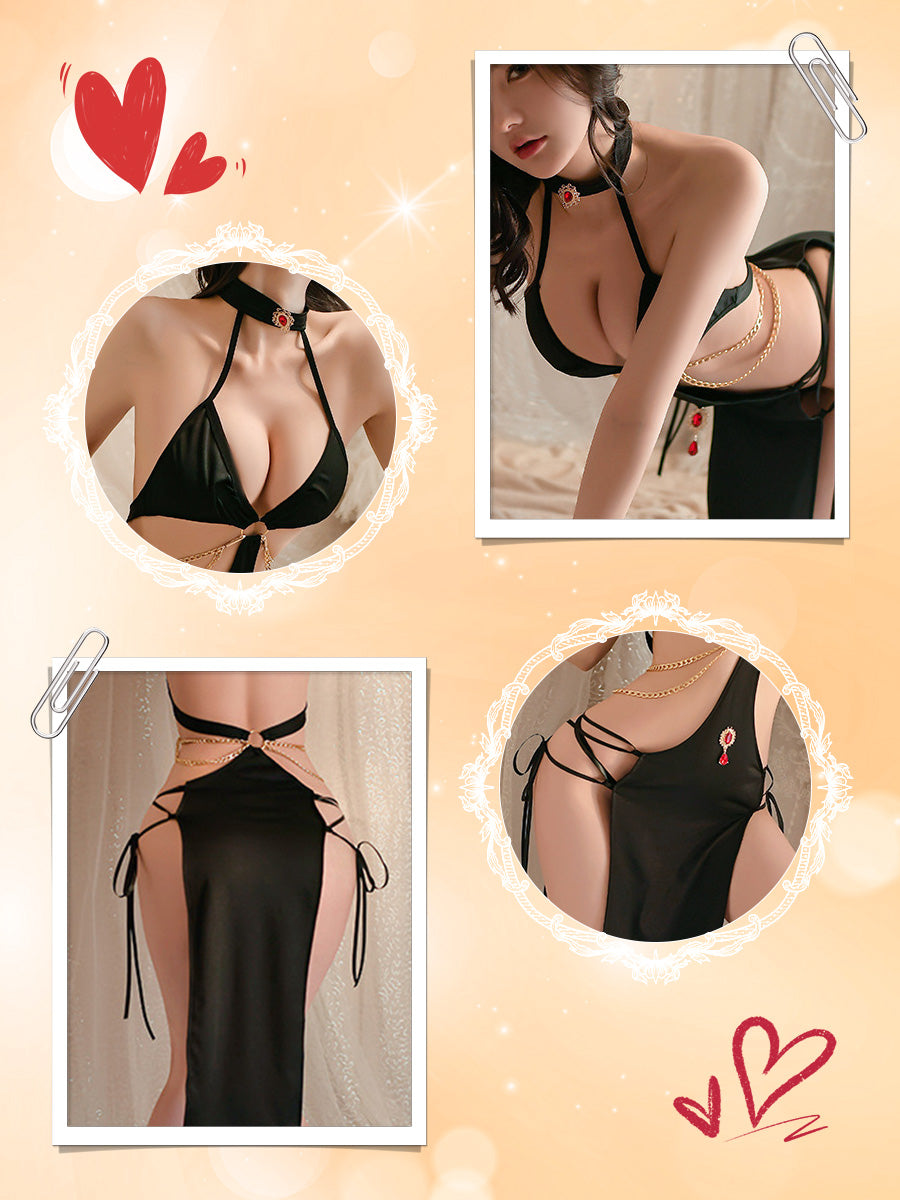 Sultry Neko Cat Exotic Cosplay Lingerie blesssafe