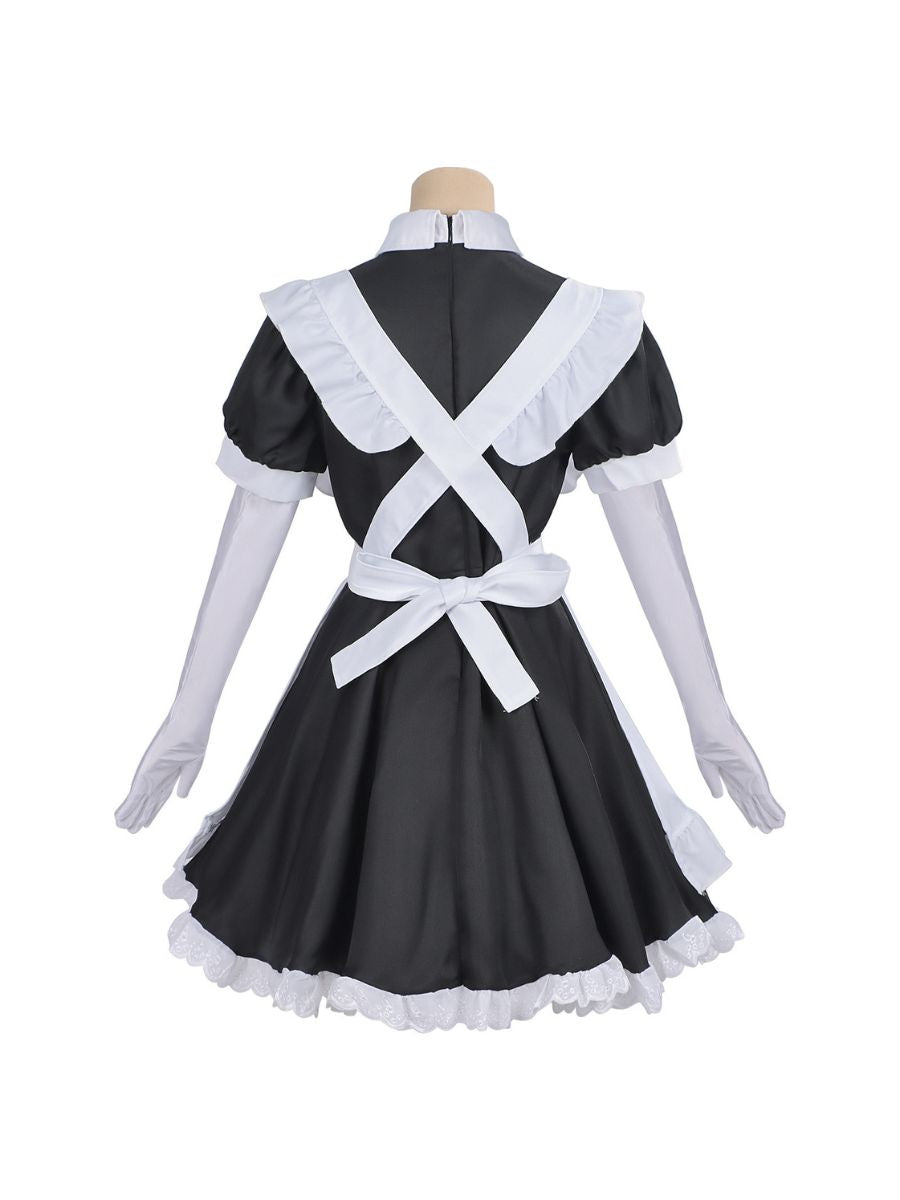 Sweet Lolita Style Maid Cosplay Outfit Set Blesssafe